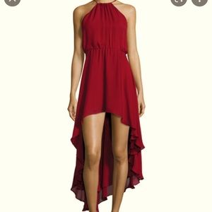 NWT Haute Hippie “Silk, Asymmetric High-Low” Dress